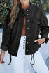 'Sable' Snap Down Denim Jacket - Celes Fashion